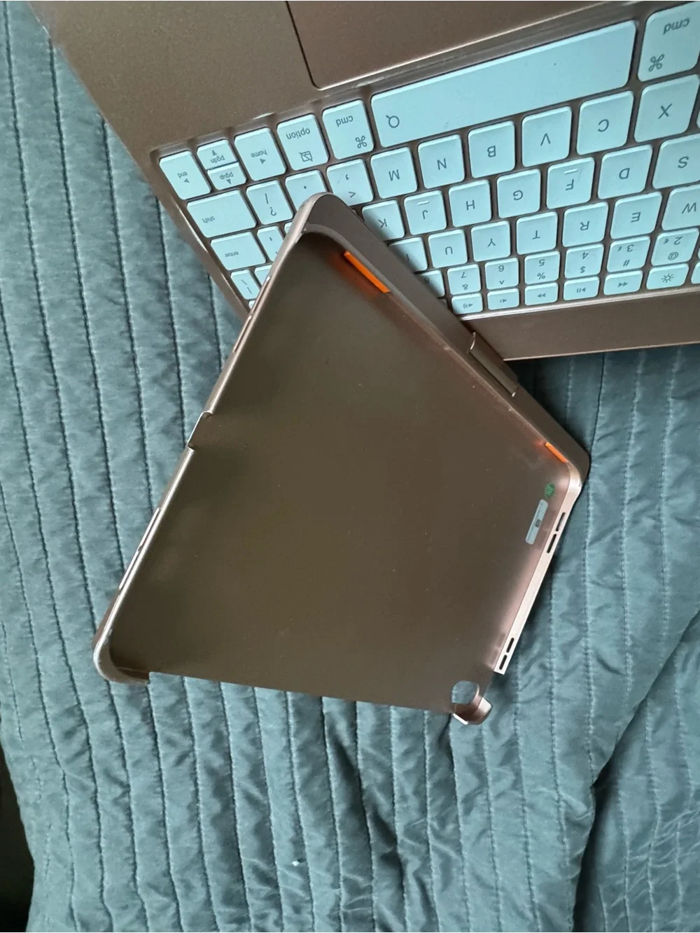 Rose Gold Tablet Keyboard Case with Trackpad